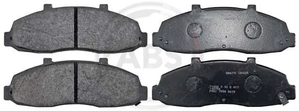 Zestaw klocków hamulcowych, hamulce tarczowe A.B.S. 38679 Łatwy zwrot