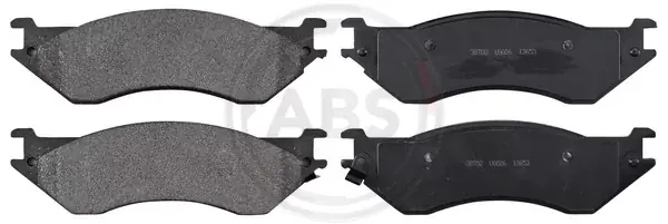 Zestaw klocków hamulcowych, hamulce tarczowe A.B.S. 38702 Oferta czasowa