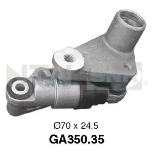 Niska cena Rolka napinacza, pasek klinowy wielorowkowy SNR GA350.35