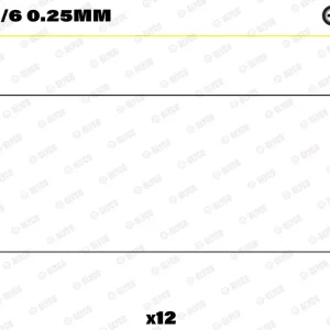 Łożysko korbowodu GLYCO 71-3419/6 0.25mm Zamów teraz