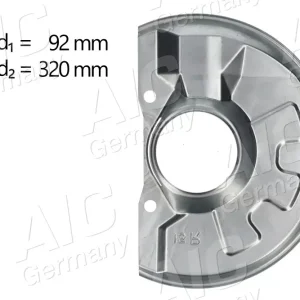 Nie przegap Panel rozbryzgiwujący, tarcza hamulcowa AIC 71356